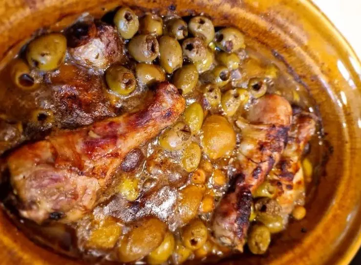 Tajine poulet aux olives