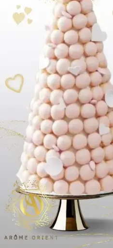 Piéce montée macaron 60 cm