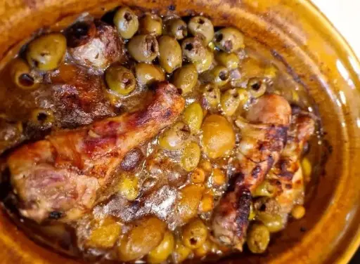 Tajine poulet aux olives